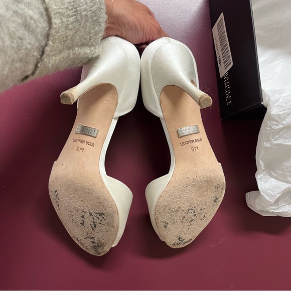 Badgley Mischka Satin D'Orsay Pumps - Picture 14 of 15